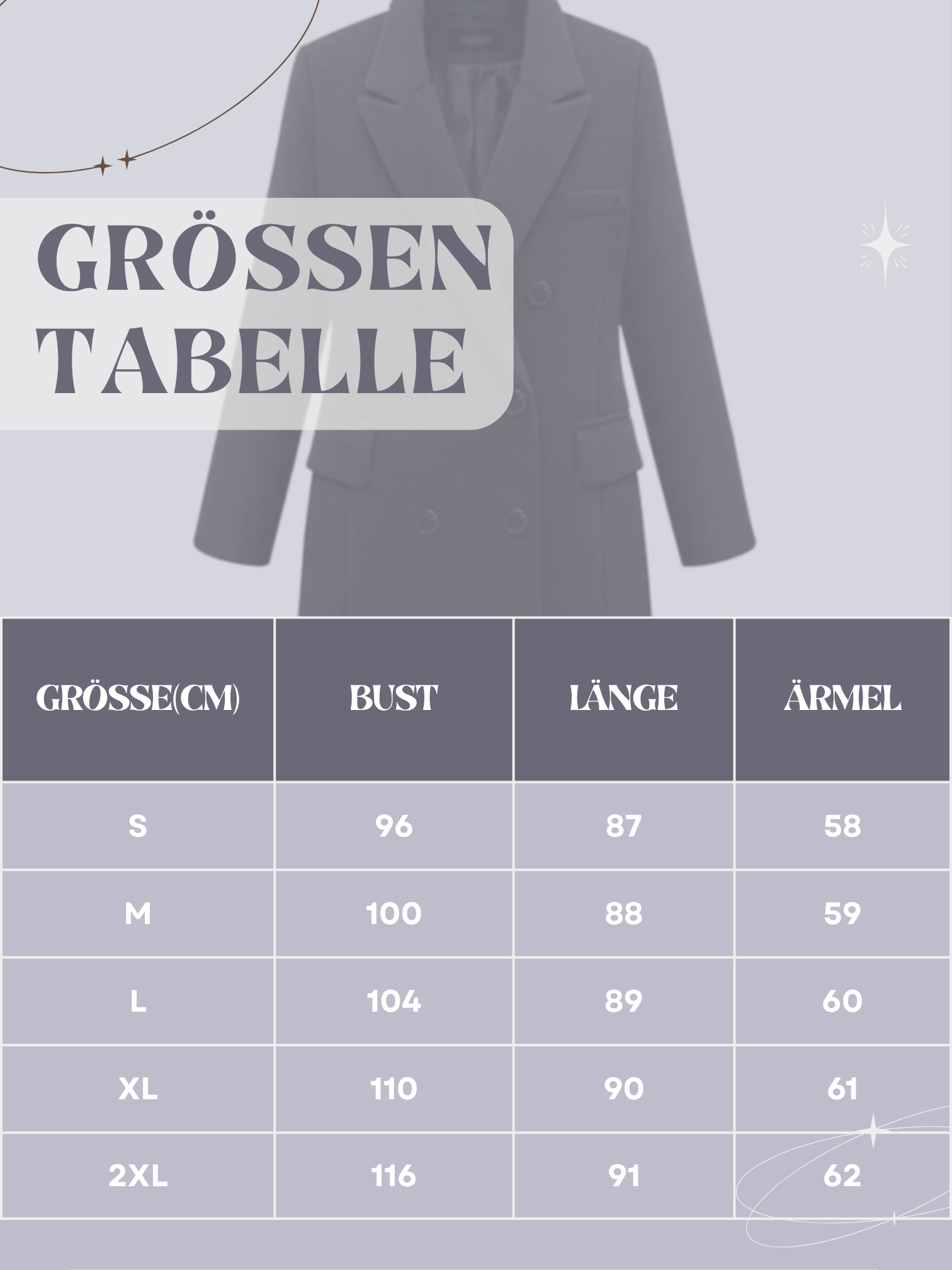Langer Wintermantel für Damen | Modernes Design