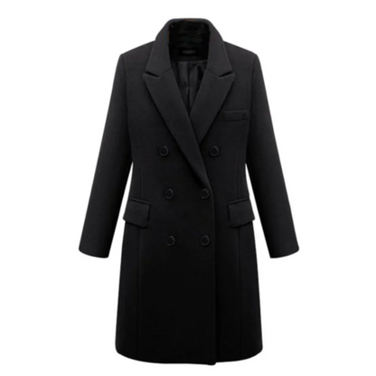 Langer Wintermantel für Damen | Modernes Design