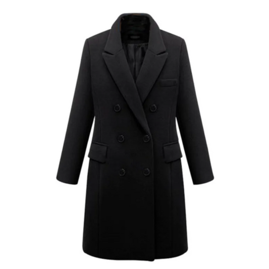 Langer Wintermantel für Damen | Modernes Design