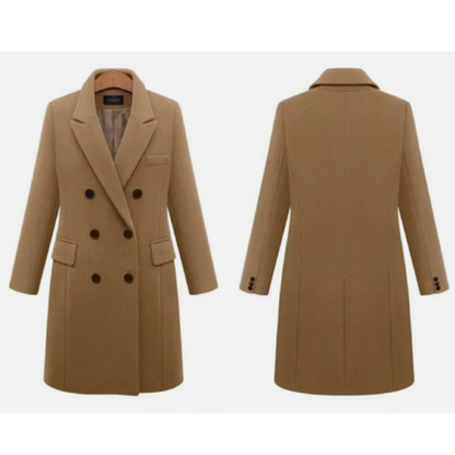 Langer Wintermantel für Damen | Modernes Design