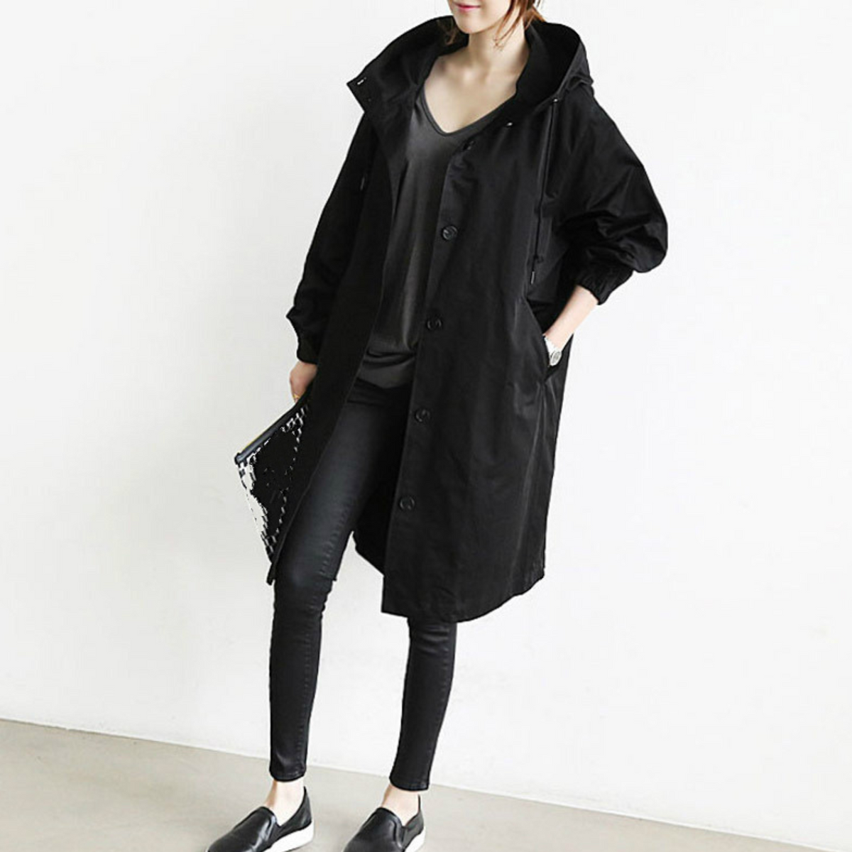 Winterjacke Damen | Wind- & Kälteschutz mit Kapuze 1