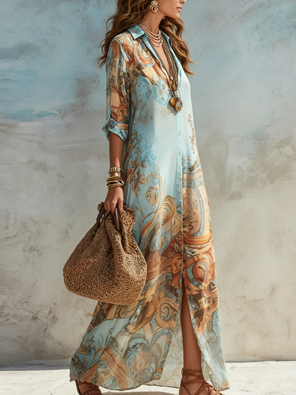 Larna | Mediterranes Hemdkleid 1
