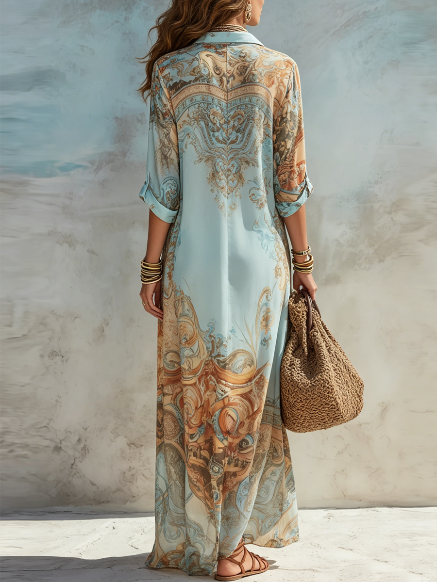 Larna | Mediterranes Hemdkleid 2