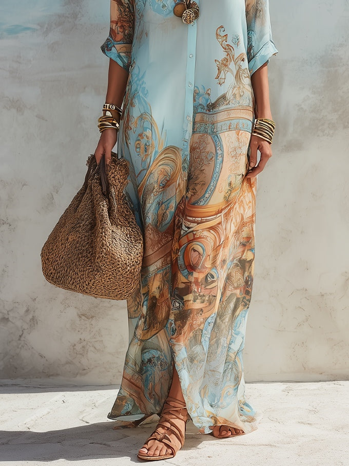 Larna | Mediterranes Hemdkleid 4