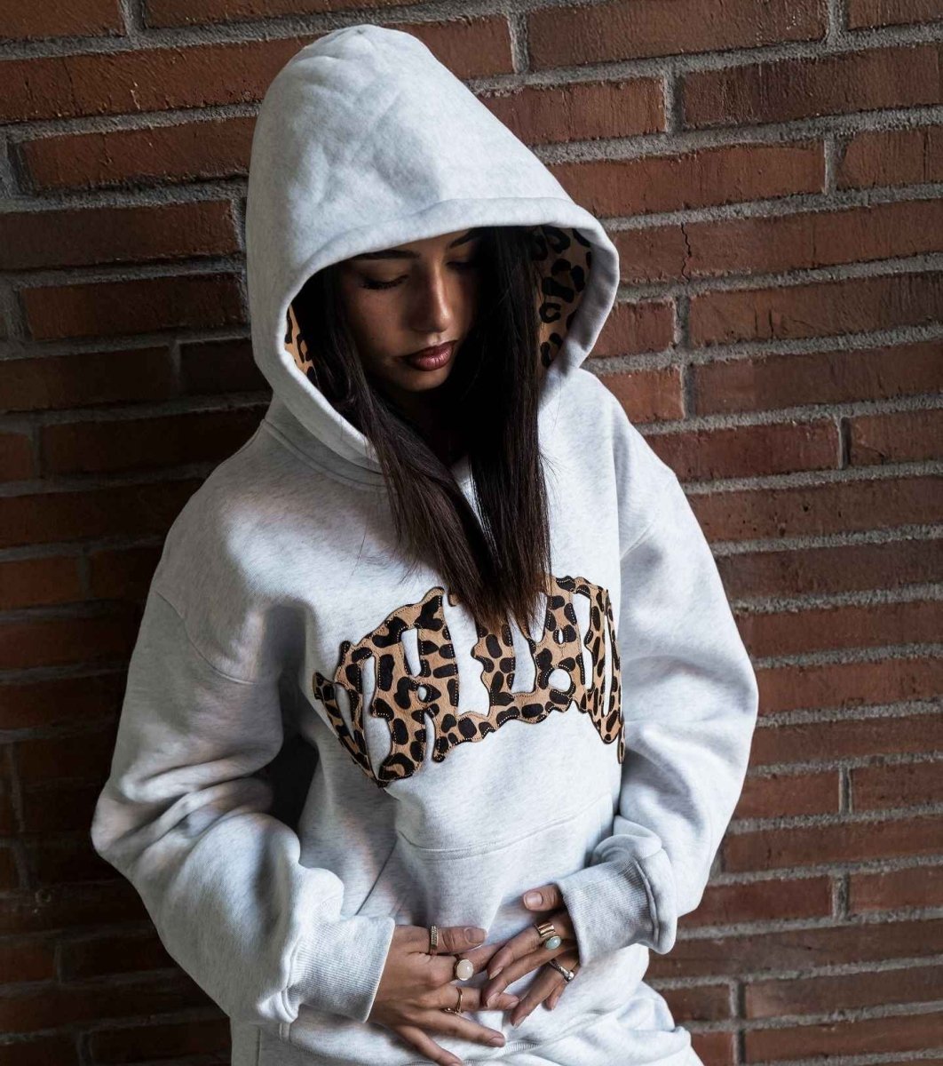 Lässiger Leopard Hoodie 0