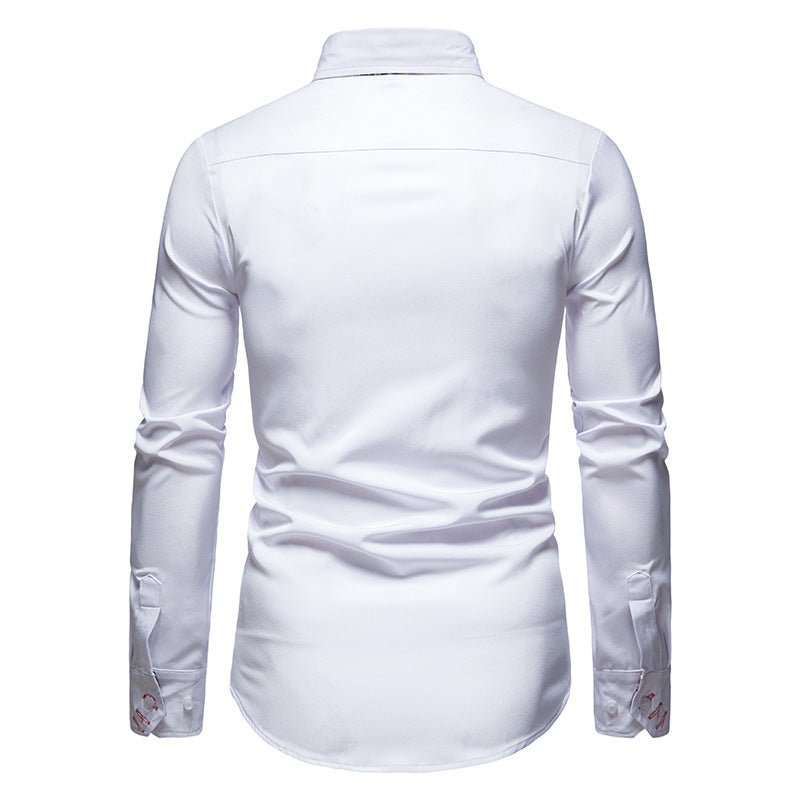 Lässiges Langarmhemd für Herren | Tailored Fit