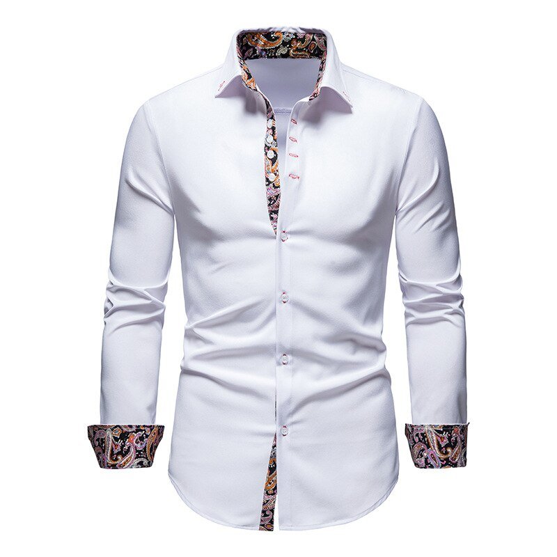 Lässiges Langarmhemd für Herren | Tailored Fit