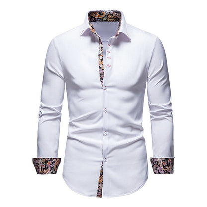 Lässiges Langarmhemd für Herren | Tailored Fit