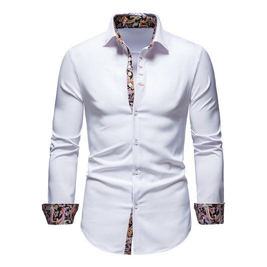 Lässiges Langarmhemd für Herren | Tailored Fit