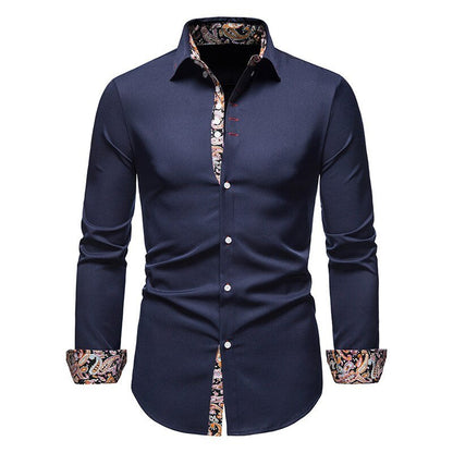 Lässiges Langarmhemd für Herren | Tailored Fit
