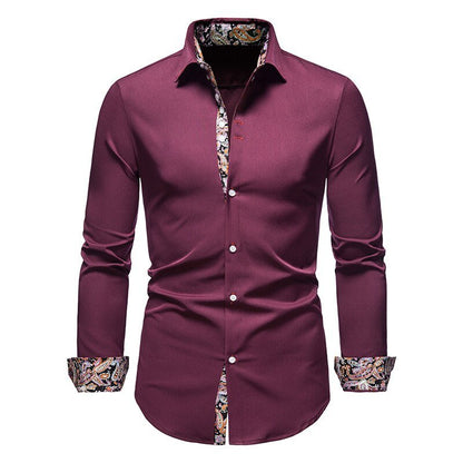 Lässiges Langarmhemd für Herren | Tailored Fit