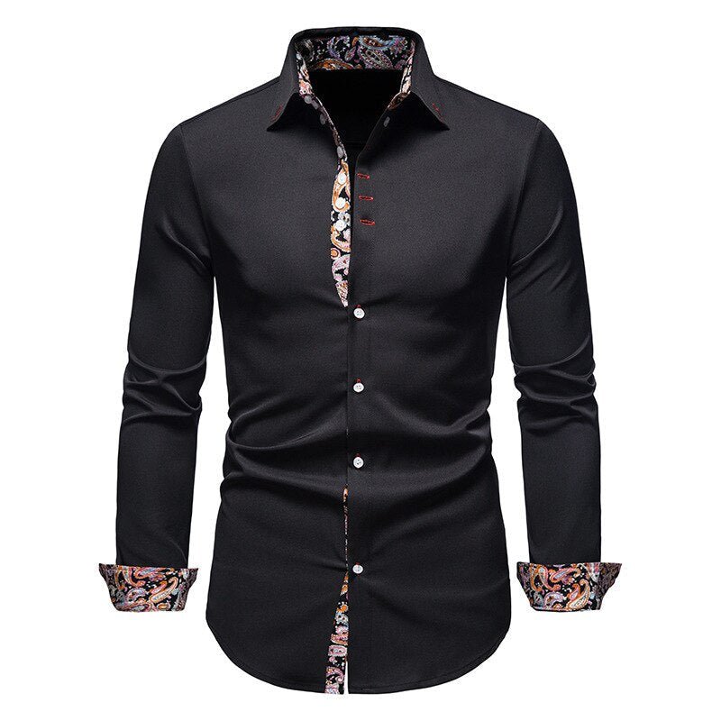 Lässiges Langarmhemd für Herren | Tailored Fit
