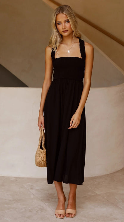 Leda | Elegantes Maxikleid für stilvolle Sommerabende 0