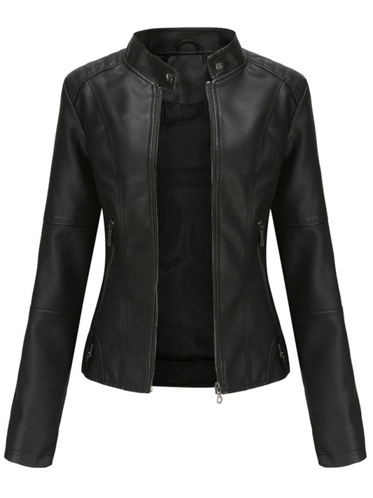 Lederjacke Damen | Kaltwetter-Schichtung