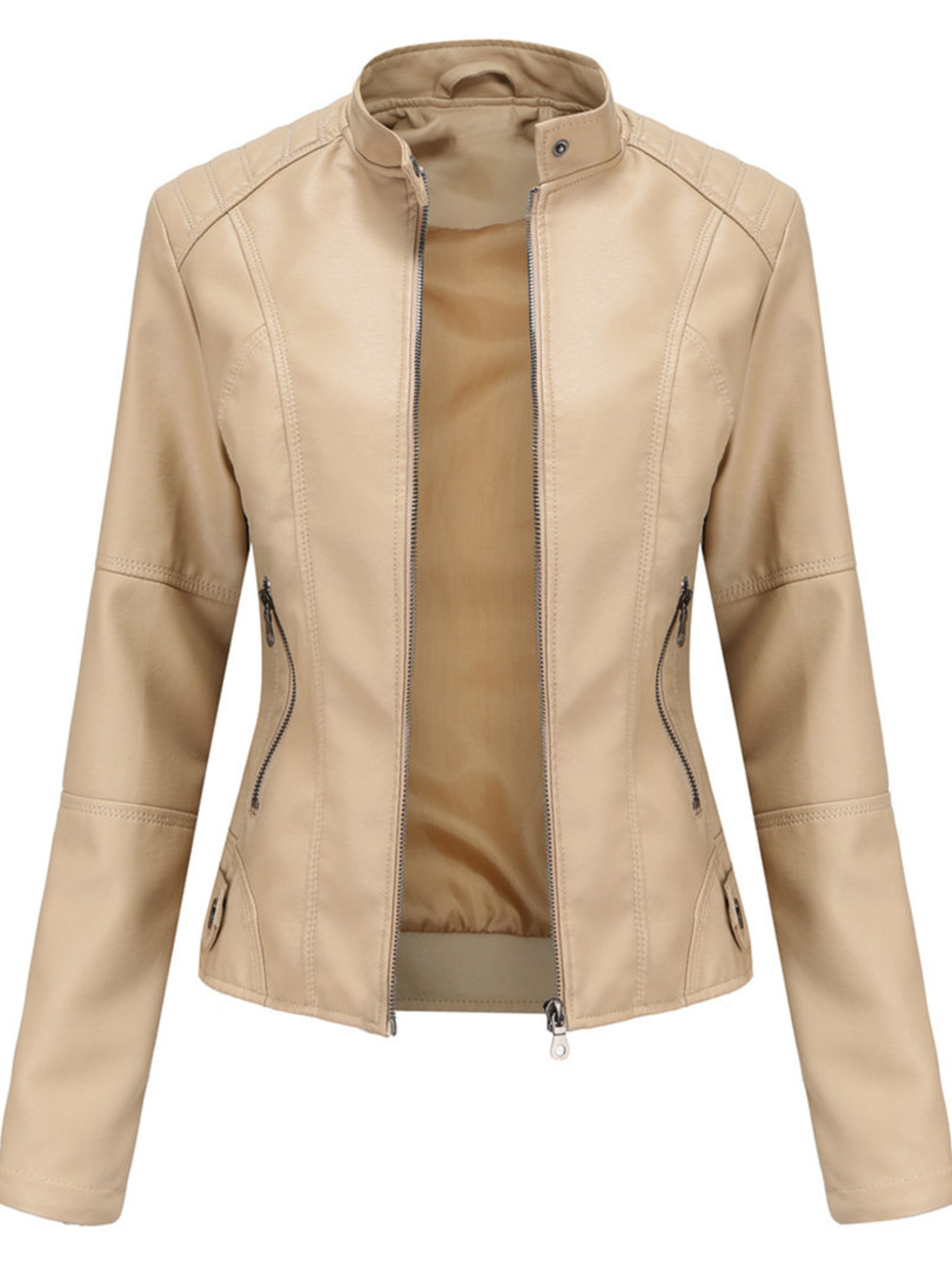 Lederjacke Damen | Kaltwetter-Schichtung