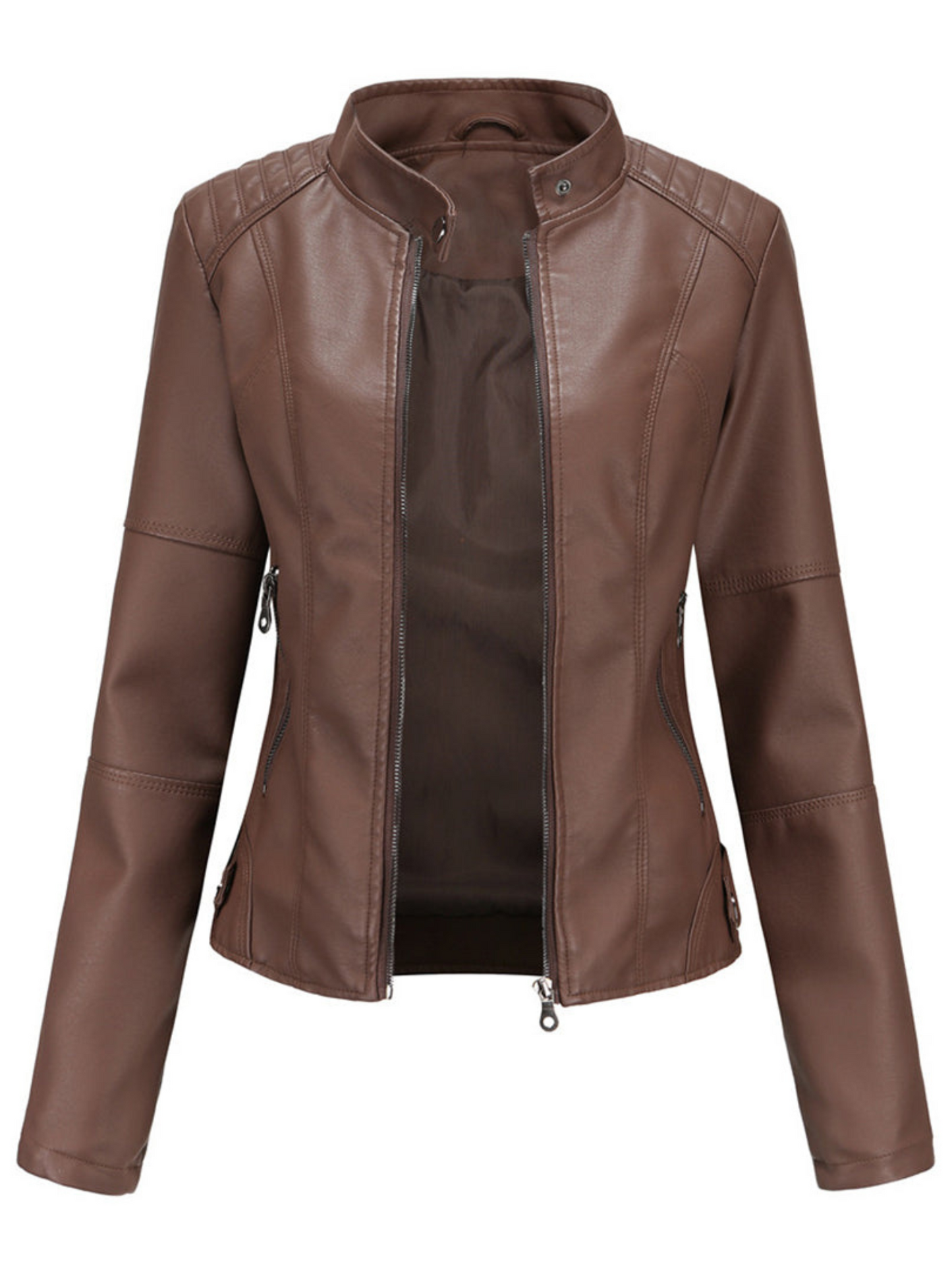 Lederjacke Damen | Kaltwetter-Schichtung