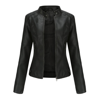 Lederjacke Damen | Tailliert, Strukturiert | Winter