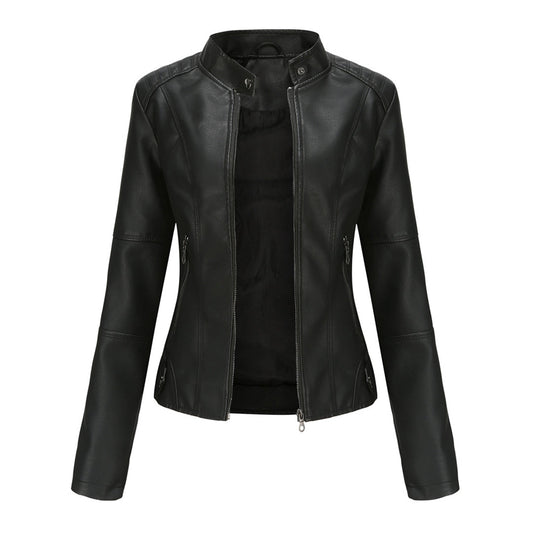 Lederjacke Damen | Tailliert, Strukturiert | Winter