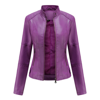 Lederjacke Damen | Tailliert, Strukturiert | Winter