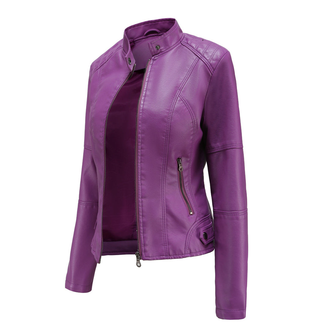 Lederjacke Damen | Tailliert, Strukturiert | Winter