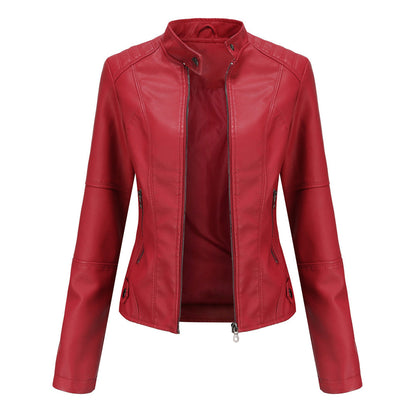 Lederjacke Damen | Tailliert, Strukturiert | Winter