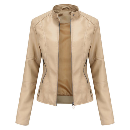 Lederjacke Damen | Tailliert, Strukturiert | Winter