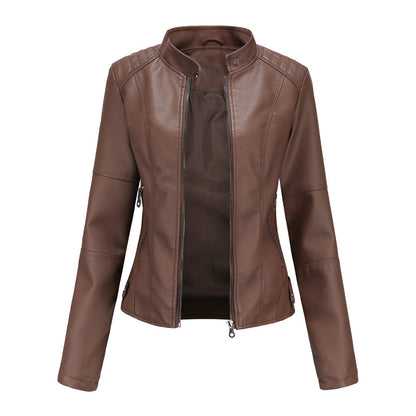 Lederjacke Damen | Tailliert, Strukturiert | Winter