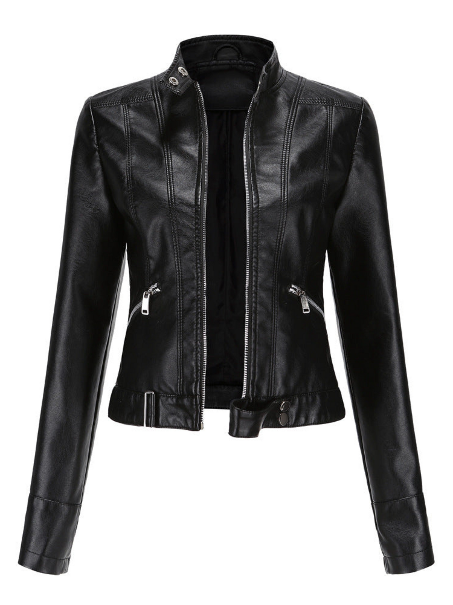 Lederjacke für Damen | Taillierte Passform | Winter