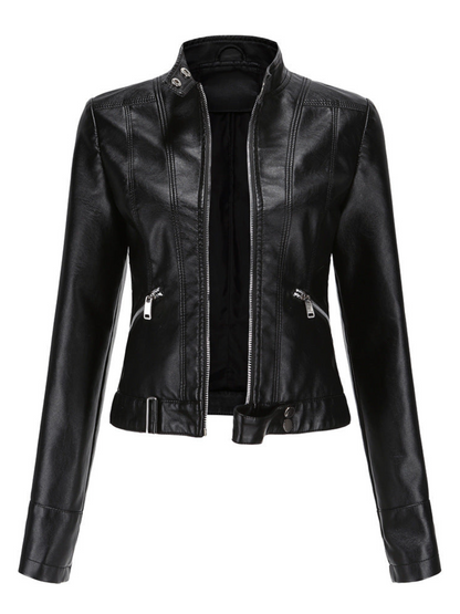 Lederjacke für Damen | Taillierte Passform | Winter