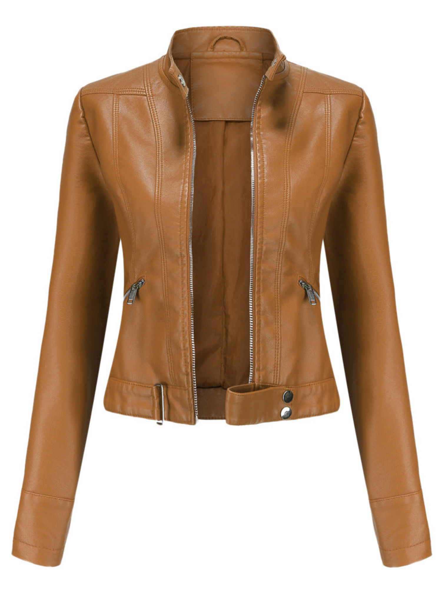 Lederjacke für Damen | Taillierte Passform | Winter