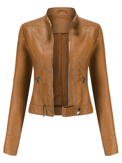 Lederjacke für Damen | Taillierte Passform | Winter