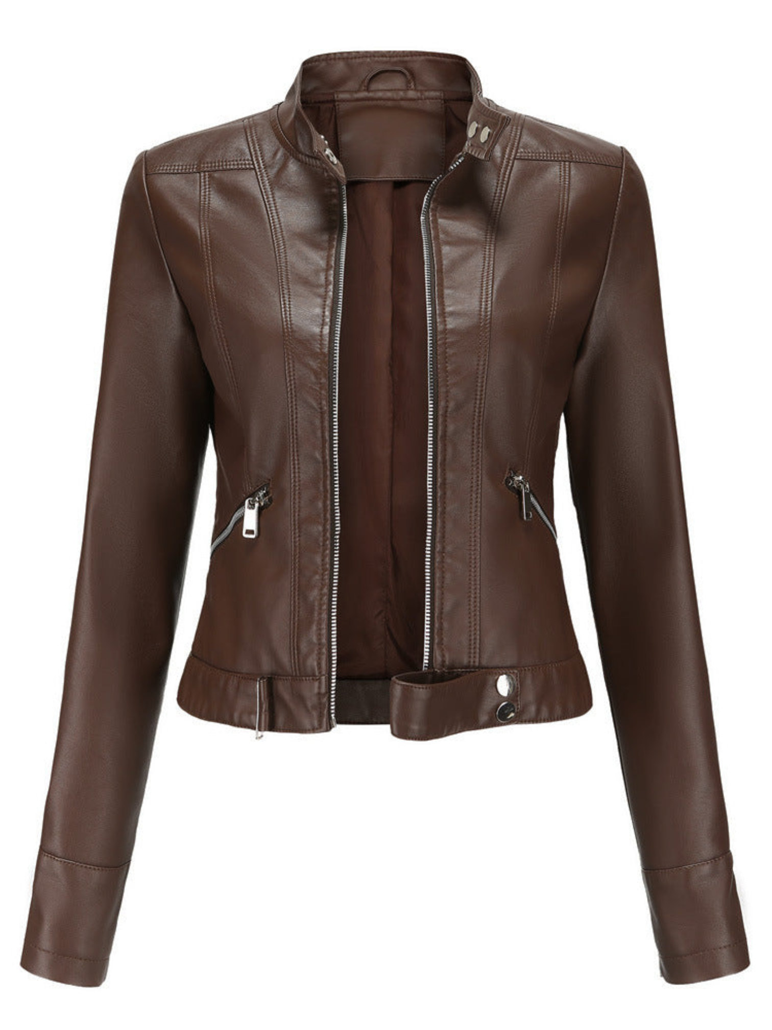 Lederjacke für Damen | Taillierte Passform | Winter