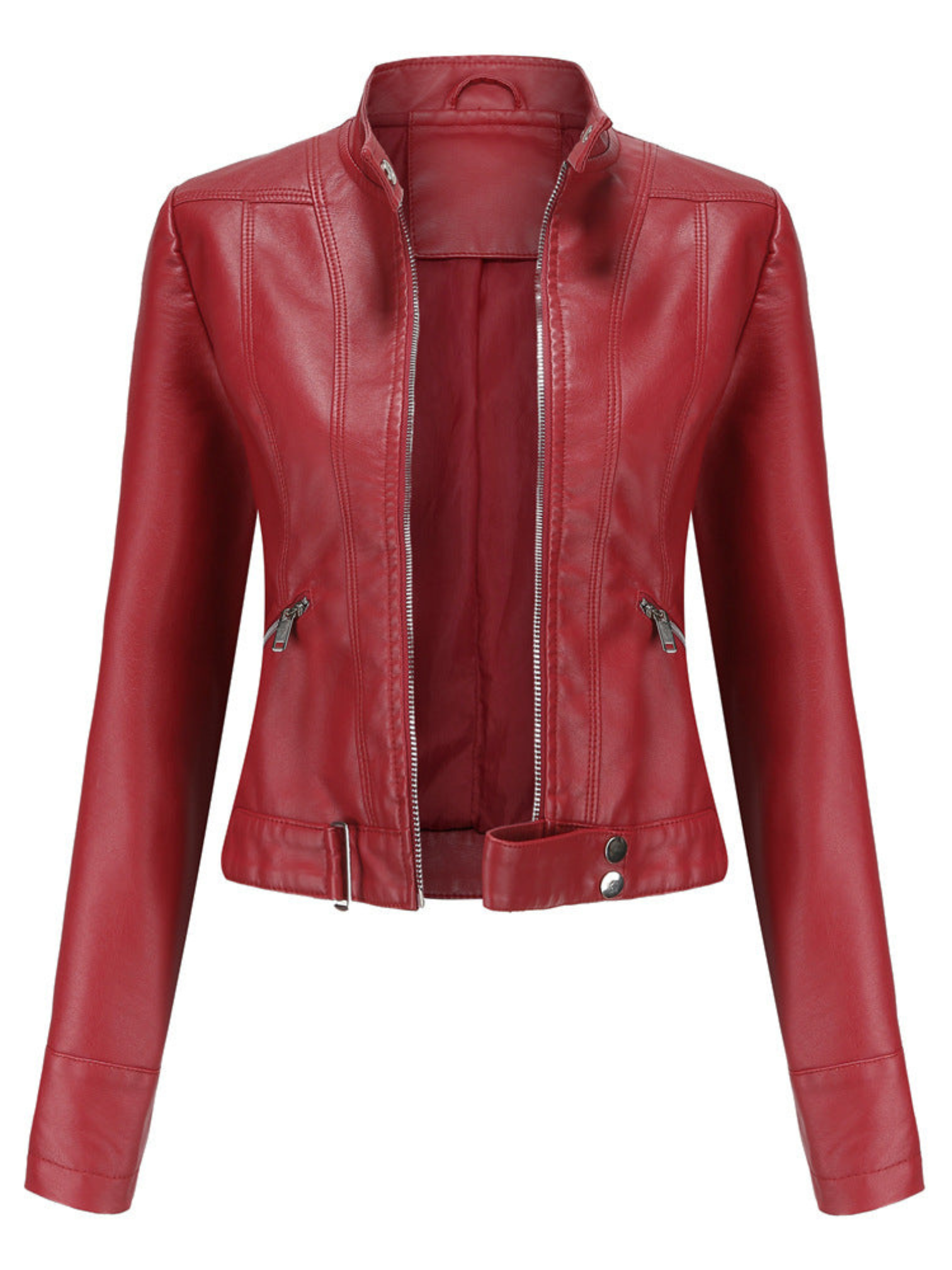 Lederjacke für Damen | Taillierte Passform | Winter