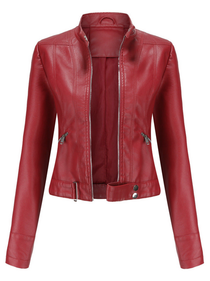 Lederjacke für Damen | Taillierte Passform | Winter