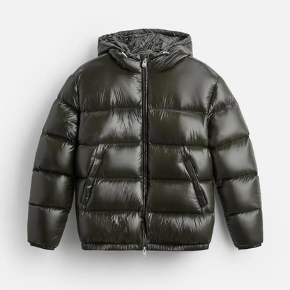 Leichte Daunenjacke für Herren mit Kapuze | Winter