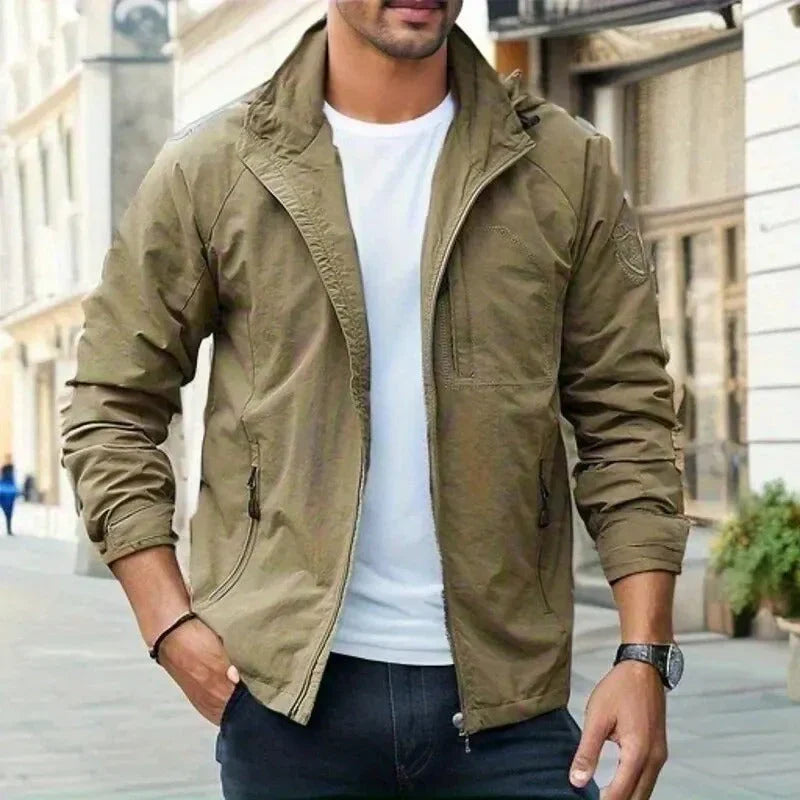 Leichte Herren Übergangsjacke: Zeitloses Design & Komfort 0