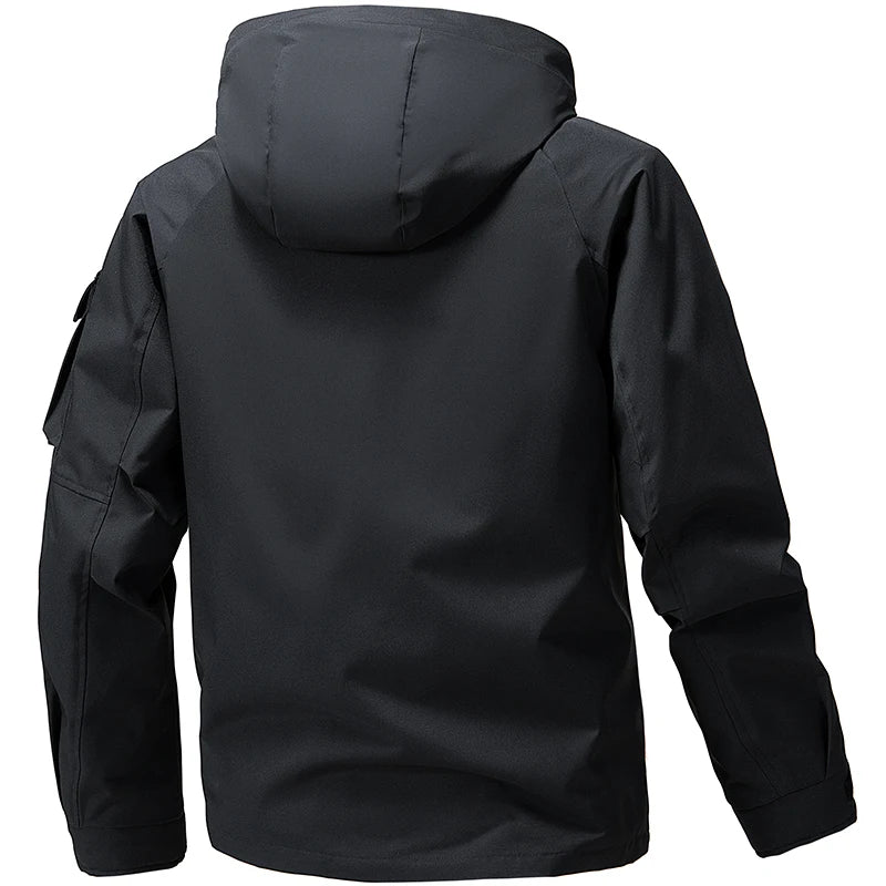Softshelljacke für Herren | Verstellbare Kapuze, Windabweisend