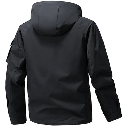 Softshelljacke für Herren | Verstellbare Kapuze, Windabweisend