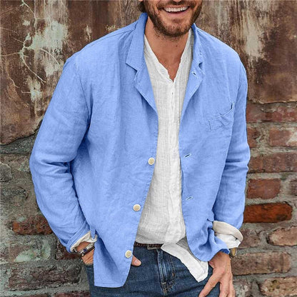 Leonhard | Herren Casual Sakko mit Zwei Knöpfen 0