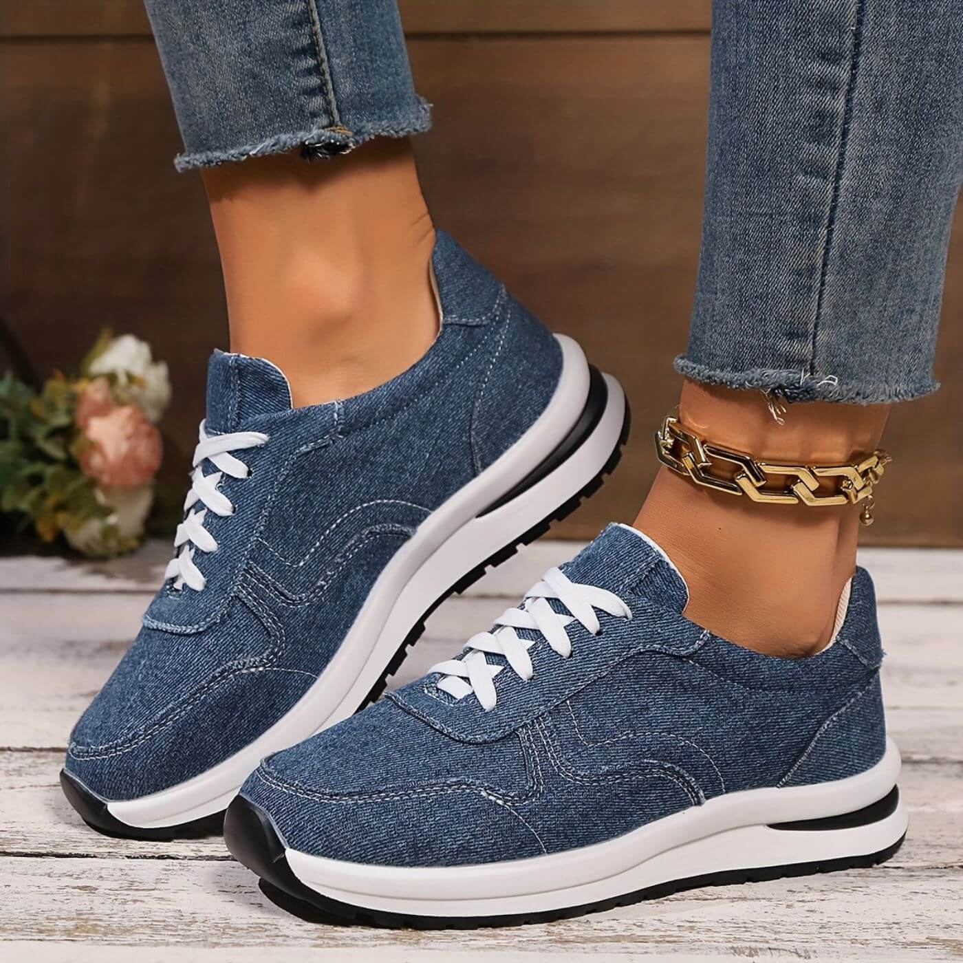 Estrid | Schuhe Damen mit dicker Sohle für optimalen Komfort und Atmungsaktivität