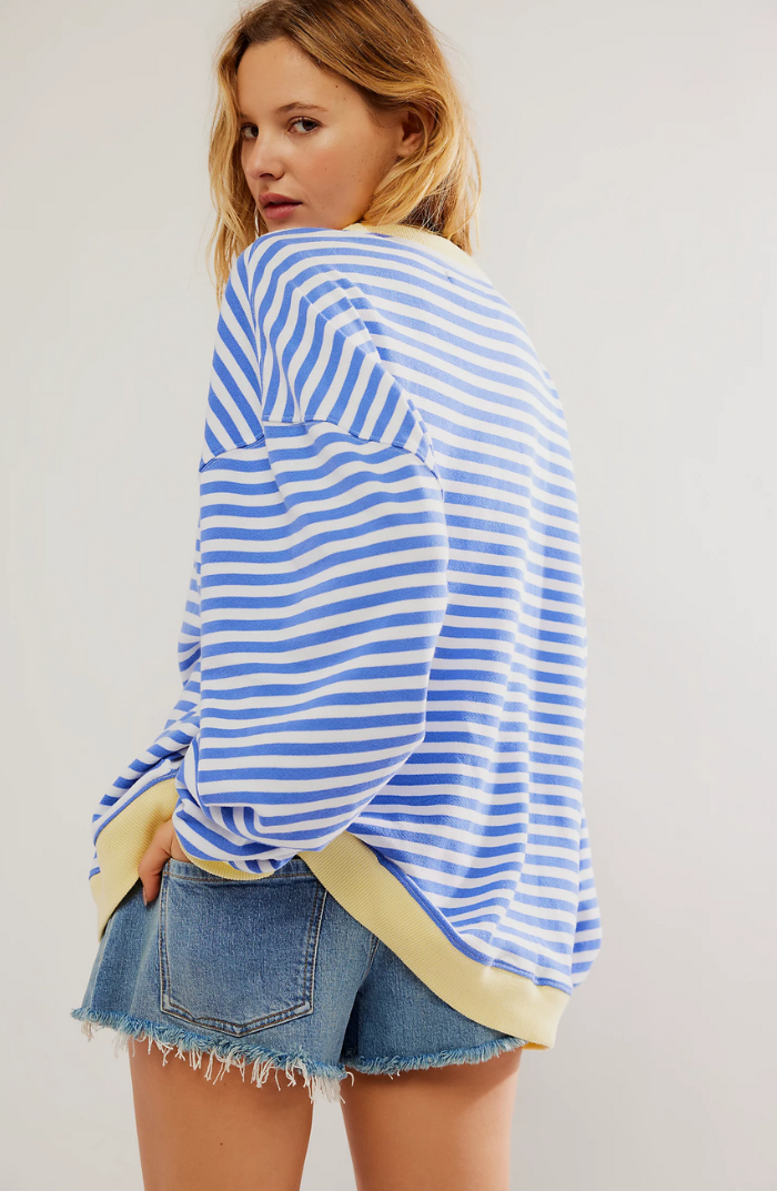 Lina – Gestreiftes Oversize Sweatshirt Damen 2
