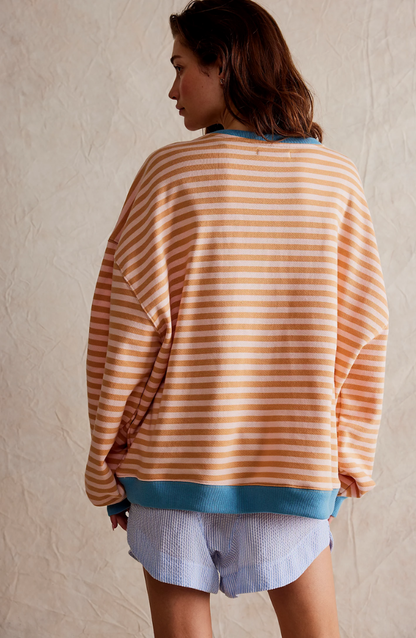 Lina – Gestreiftes Oversize Sweatshirt Damen 3