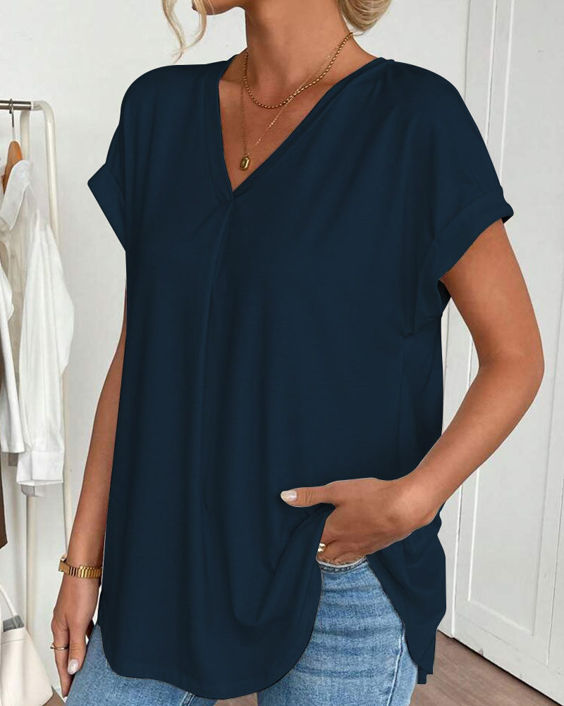Top Damen | Elegant & Einzigartig mit Plissee-Rücken