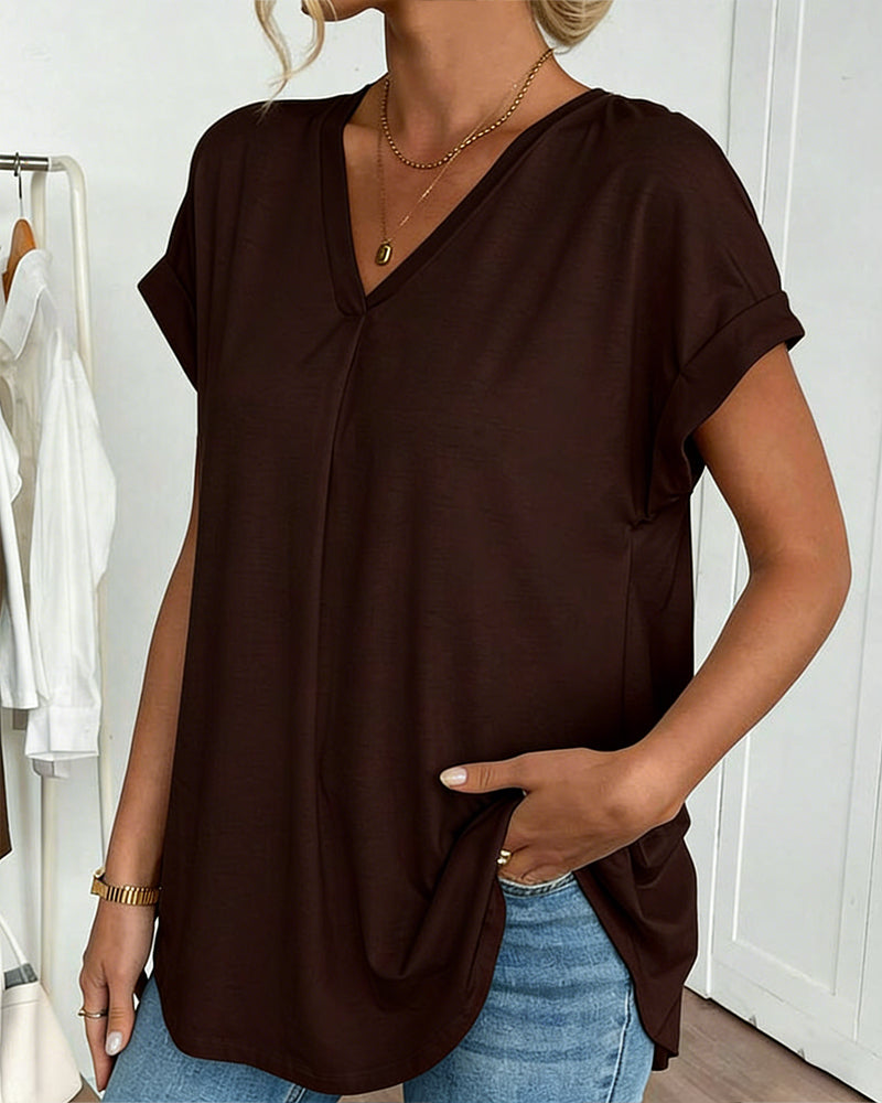 Top Damen | Elegant & Einzigartig mit Plissee-Rücken