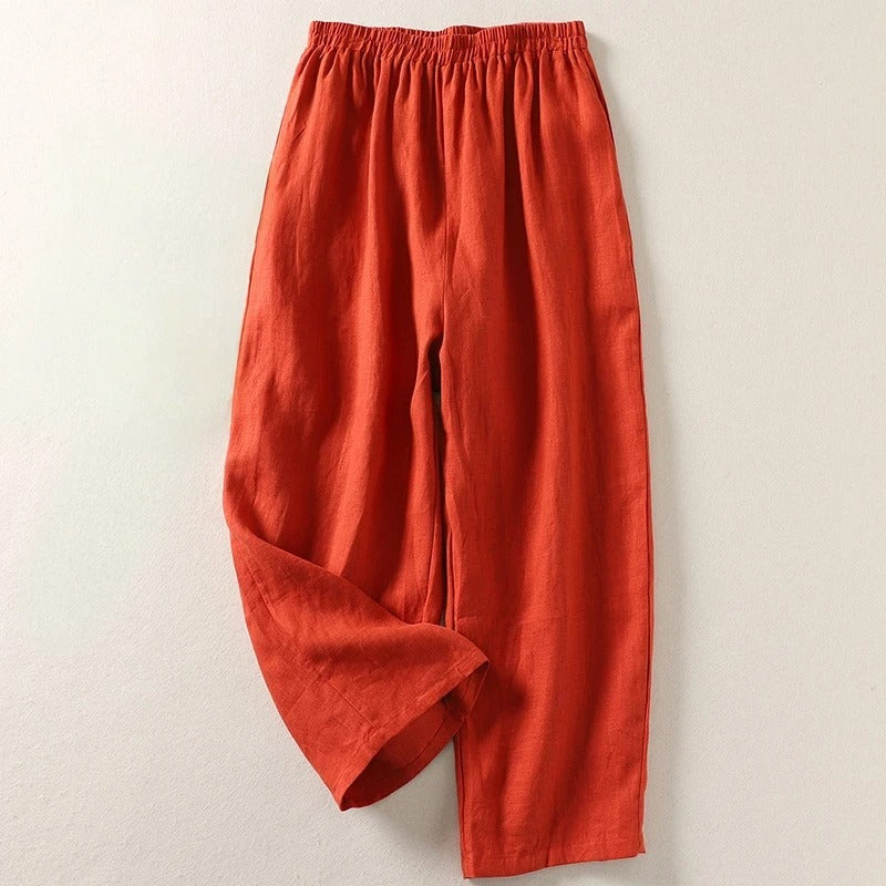 Ljupka – Leichte Hose Aus Baumwolle Und Leinen 0