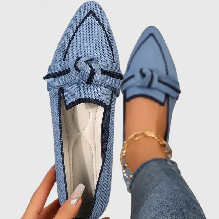 Loafer Damen | Spitze Form mit Knoten-Detail