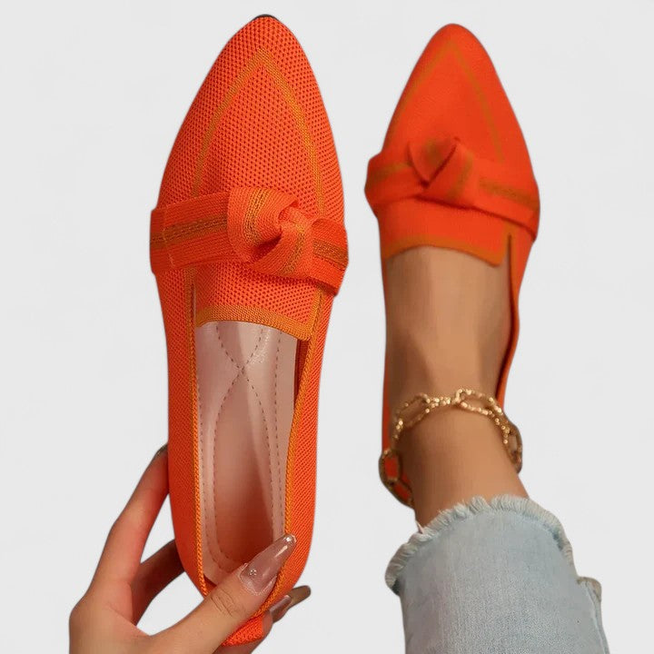 Loafer Damen | Spitze Form mit Knoten-Detail