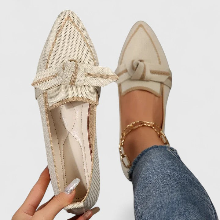 Loafer Damen | Spitze Form mit Knoten-Detail