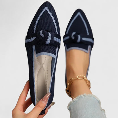 Loafer Damen | Spitze Form mit Knoten-Detail