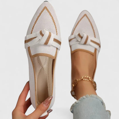 Loafer Damen | Spitze Form mit Knoten-Detail